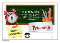 cartel de clases particulares|7 ideas de Tareas dirigidas 